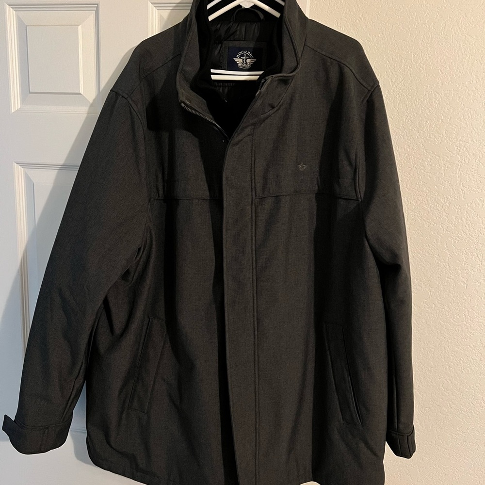 Dockers Charcoal Gray Jacket 3XLT